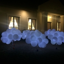 balony z helem led na wesele przyjęcie event