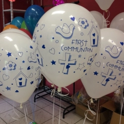 balony na pierwszą komunię świętą