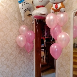 balony pieski na urodziny dziewczynki