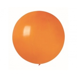 Balon Gigant pastelowy Kula Pomarańczowy 75 cm 1 szt