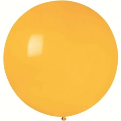 Balon Gigant pastelowy Kula Żółta 75 cm 1 szt.