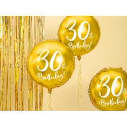 Balon na 30 urodziny