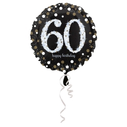 Balon foliowy na 60 urodziny 45 cm