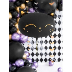 Balon foliowy Czarny Kot na hel