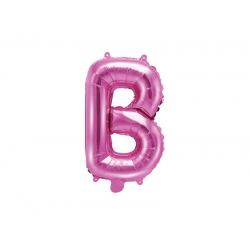 Balon foliowy Litera B Różowy Dekoracje na urodziny