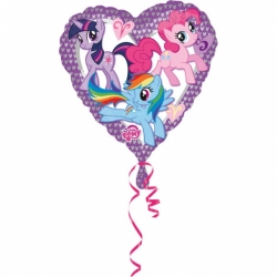 Balon foliowy My Little Pony serce 43 cm