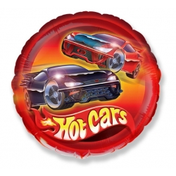 Balon foliowy Samochody Hot Cars 46 cm