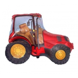 Balon foliowy Traktor czerwony 61 cm