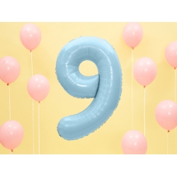 Balon foliowy na 9 urodziny
