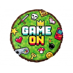 Balon foliowy Gamingowy Game On Minecraft 45 cm