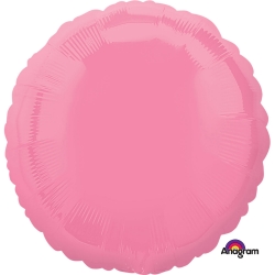 Balon foliowy okrągły Różowy 43 cm