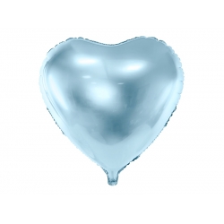Balon foliowy Serce Niebieskie 45 cm