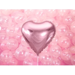 Balon foliowy Serce Różowe 61 cm