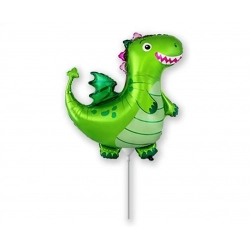 Balon foliowy Zielony Smok Dragon 36 cm