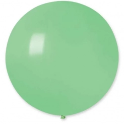 Balon Gigant pastelowy Kula zielony 75 cm