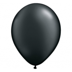 Balony metaliczne Czarne 28 cm 1 szt Dekoracje na Halloween osiemnastkę