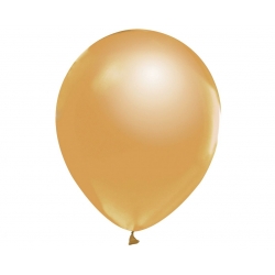 Balony metalizowane Złote 30 cm 10 szt.