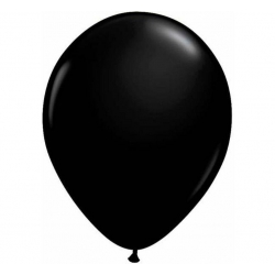 Duży Balon pastelowy Czarny 40 cm 1 szt Dekoracja na urodziny Halloween
