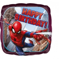 Balon foliowy Spiderman Happy Birthday 43 cm