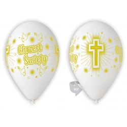 Balony na Chrzest Święty 30 cm 5 szt.