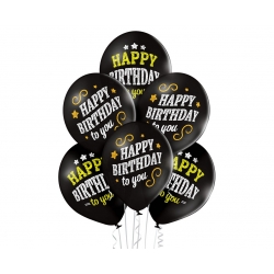Balony Happy Birthday to You 6 szt. 30 cm