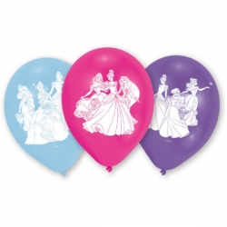Balony Księżniczki Disney'a 6 szt. 23 cm