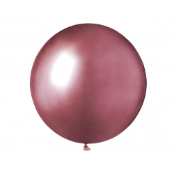 Balon chromowany Różowy Metaliczne Shiny 48 cm 1 szt.