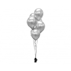 Balony chromowane srebrne
