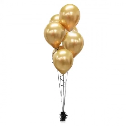 Dekoracje Balony chromowane złote