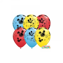 Balony Myszka Mickey 30 cm 5 szt Dekoracja na urodziny
