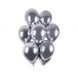 Balon chromowany Srebrny 33 cm