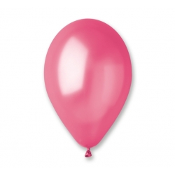 Balony metaliczne Różowe Fuksja 10 szt. 30 cm