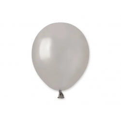 Balony metalizowane Srebrne 13 cm 10 szt.