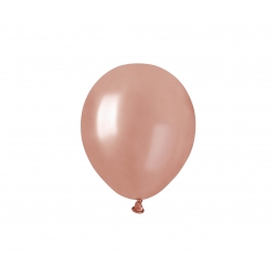 Balony metaliczne Różowe Złoto Gemar 13 cm