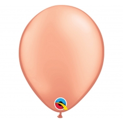 Balony metaliczne Różowe Złoto Qualatex 13 cm