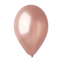 Balony metalizowane różowo - złote Gemar 30 cm 10 szt