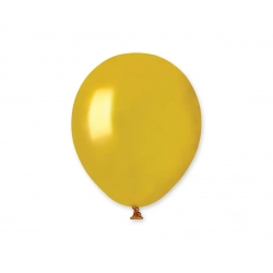 Balony metalizowane Złote 13 cm 10 szt.