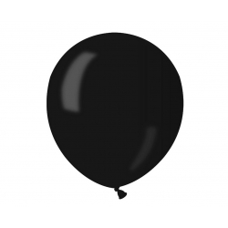 Balony metalizowane Czarne 13 cm 10 szt dekoracja