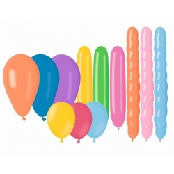Balony mix wzorów i kolorów 25 szt