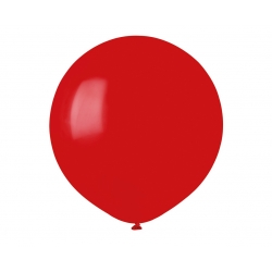 Balony Kule pastelowe Czerwone Gemar 48 cm