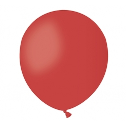 Balony pastelowe Czerwone 13 cm
