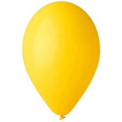 Balony pastelowe Żółte 10 szt. 26 cm