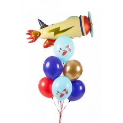 Balony dekoracje Samoloty Dekoracje