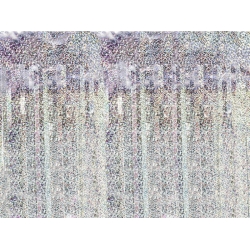 Dekoracja kurtyna Srebrna Holograficzna 90x250 cm