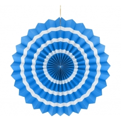 Rozeta dekoracyjna Biało - Niebieska 40 cm