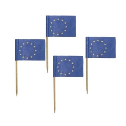 Flaga na pikerze Unia Europejska
