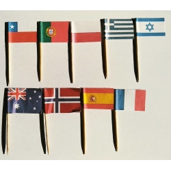 Flagi Państw na wykałaczkach