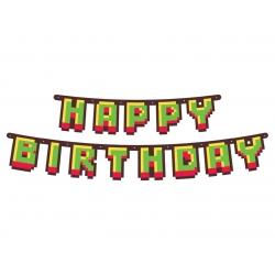 Girlanda Happy Birthday Game On 160 cm