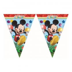 Girlanda urodzinowa trójkąty Myszka Mickey