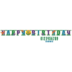 Girlanda papierowa Dinozaury Dekoracja urodzinowa